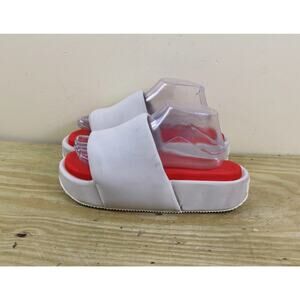Yohji Yamamoto Adidas Y-3 Slide 9 Bliss Mens Red Off White Platform Sandals